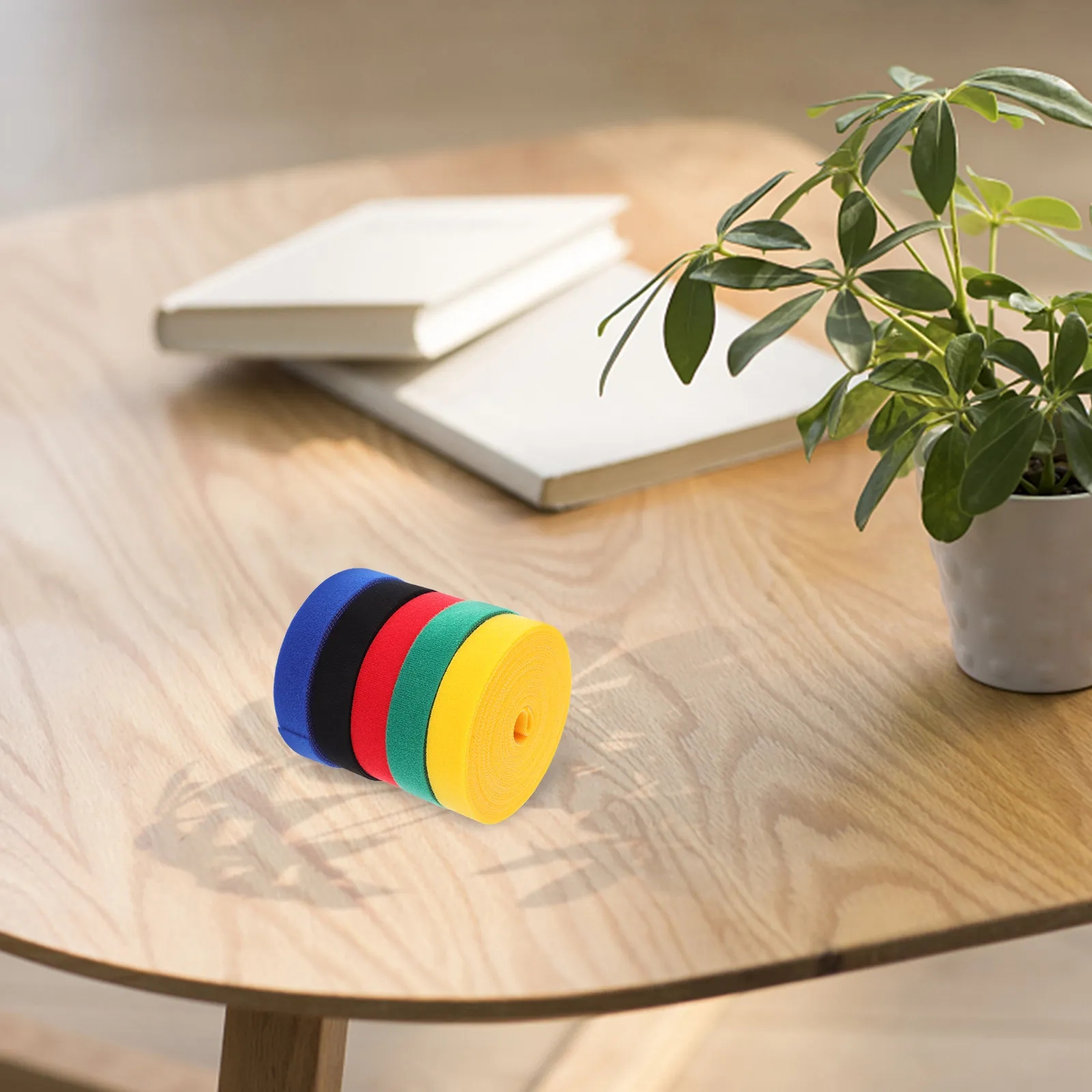5Pcs Colorful Nylon Carpet Marking Strips Versatile Classroom Floor Tape for Personal Spaces Straight Lines Cord Organization