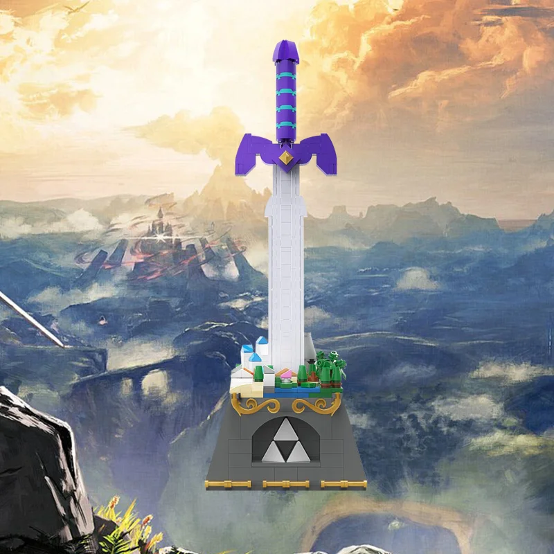 

MOCThe: Конструктор «Дыхание дикой природы»: Замок Хайрул и Мастер-меч