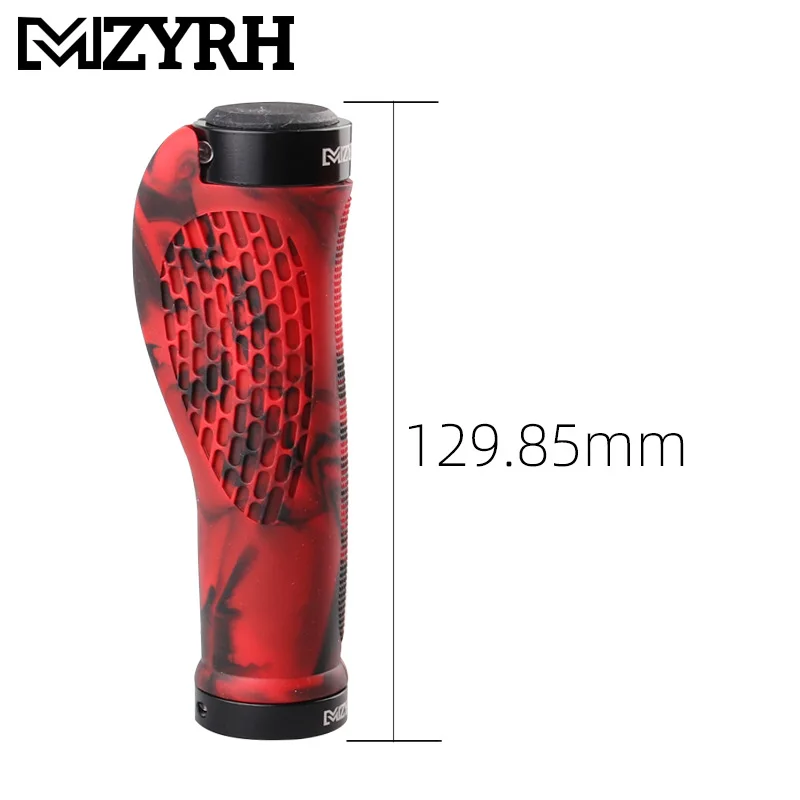 Lock on Bicycle Grips Durable Rubber Bicycle Handlebar Grip Ergonomics Mountain Bike Handle Waterproof Dustproof MTB Cuffs