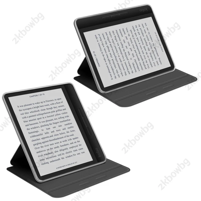 360 °   غطاء ذكي مغناطيسي قابل للدوران 2 في 1 لـ Tolino Vision Color 2024 7 بوصة حافظة Vision6 7 بوصة حافظة خلفية شفافة للكتاب الإلكتروني