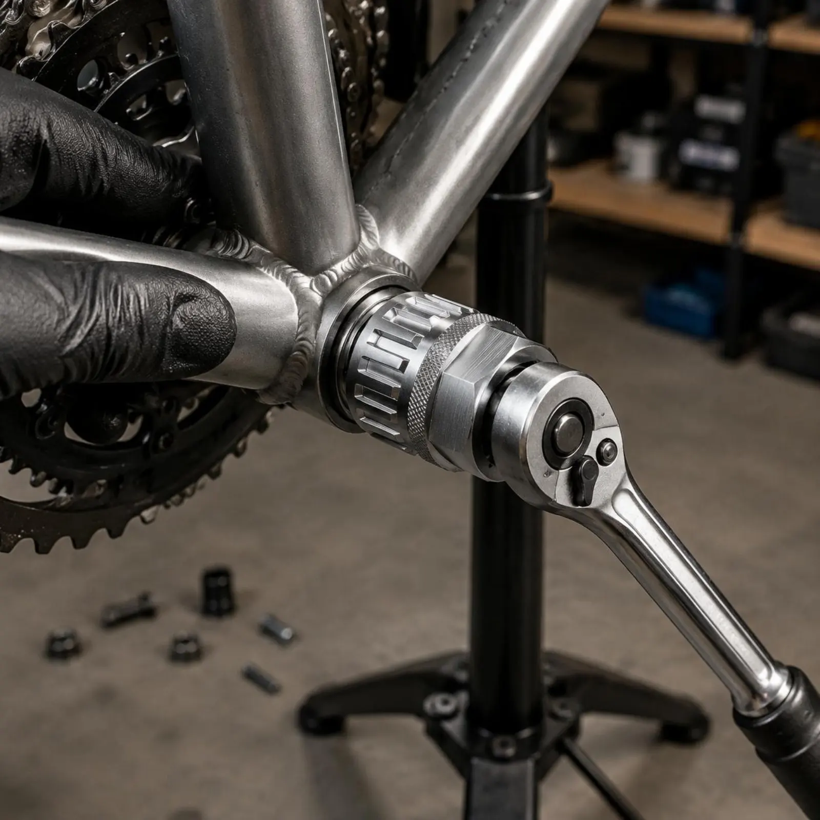 

Splined Bottom Bracket Tool Multi-Compatible Cycle Bottom Bracket Socket Bike Axle Sleeve Metal Body Corrosion Resistant