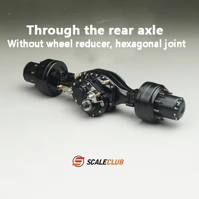 Scaleclub 1/14 Modder Kop Sleepkop Nieuw Wiel Reductie Slotverschil Gebroken Transmissievermogen Achteras