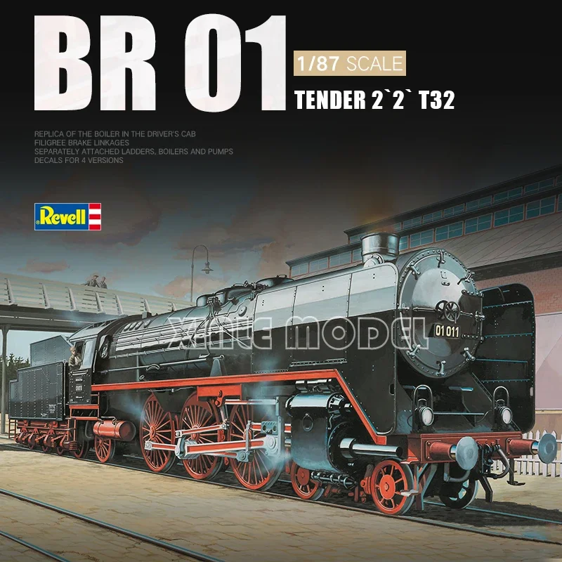 

Комплект пластиковой сборки Revell 02172 Schnellzuglok BR01 с нежным 2 '2' T32 1/87