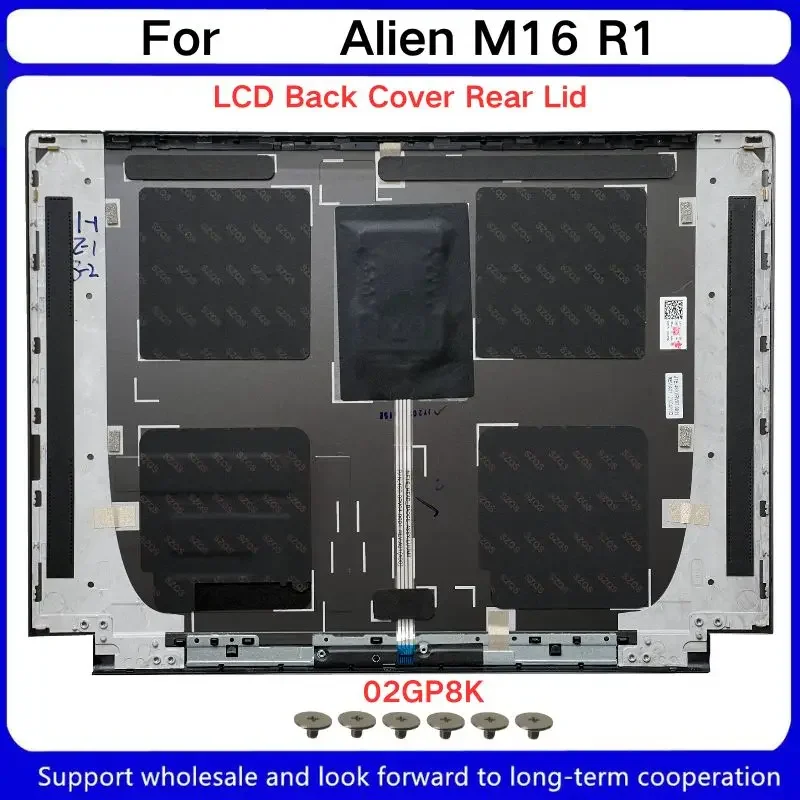 98% جديد لـ Kailxuling Alienware M16 R1 LCD الغطاء الخلفي الغطاء الخلفي قذيفة 02GP8K 2GP8K