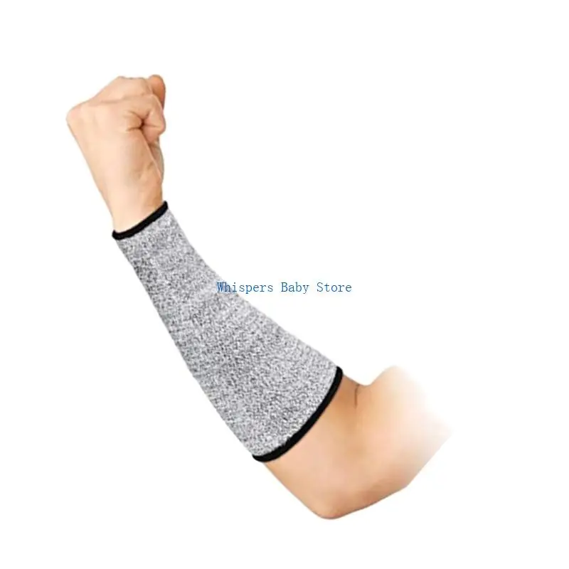 U90E High Strength Arm Protectors Cut Proof Resistant 5 HPPE Nylon Tube Safety Sleeve