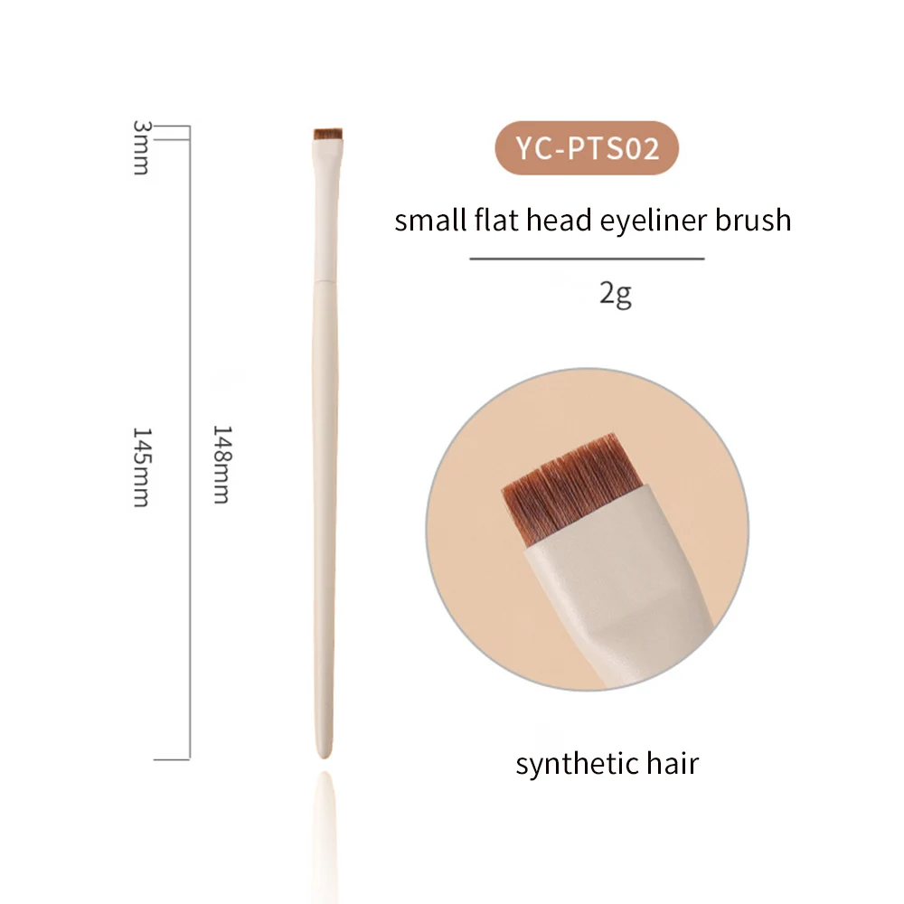 OVW Flat Eyebrow Brush Upgrade Blade Ultra Thin Angle Flat Eyeliner Brush Under Eye Liner Brow Precise Detail Brush Beauty Brush