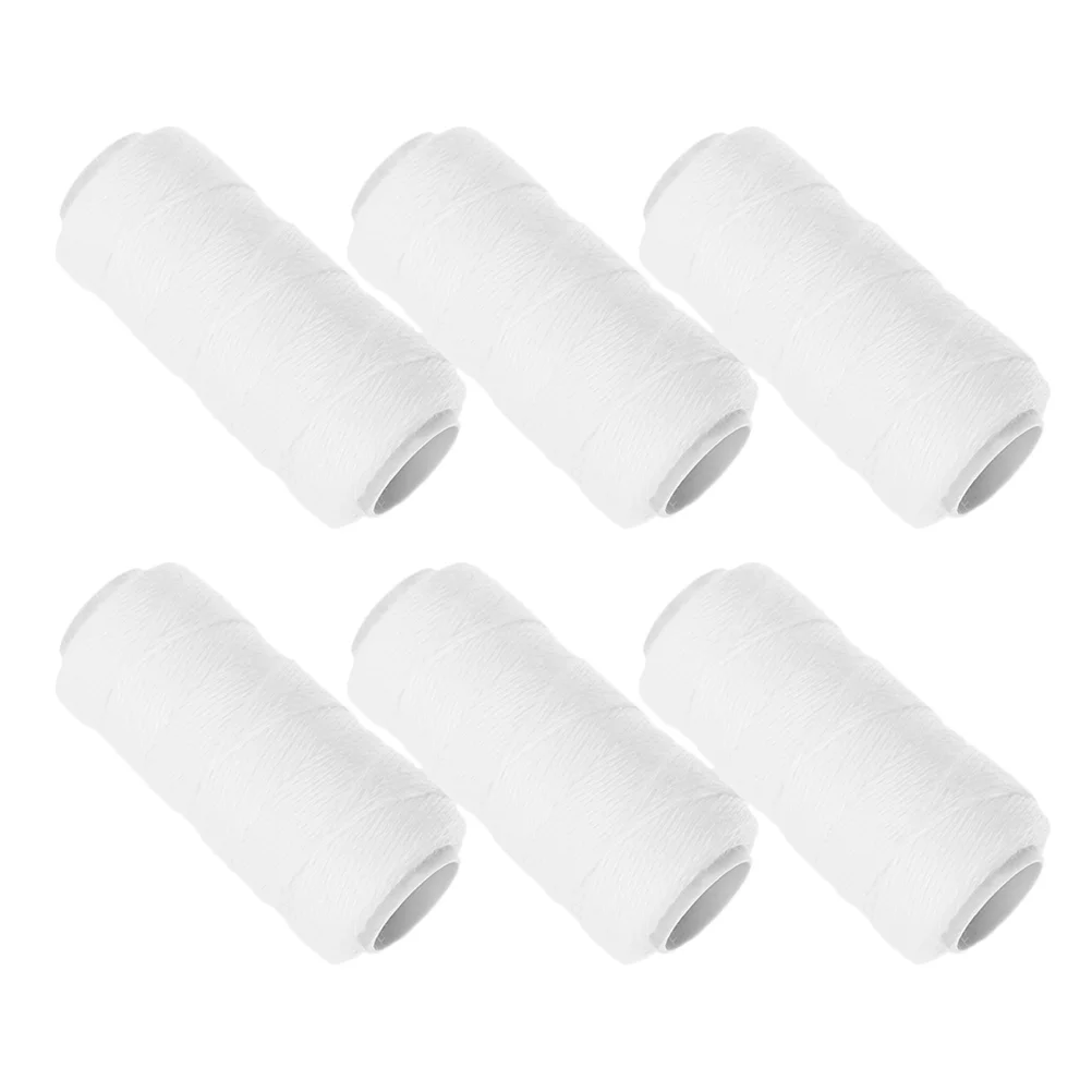 

6 Pcs Face Pulling Machine Cotton Thread Facial Epilator for Hair Remover Threading Tool White Removal Trimmers