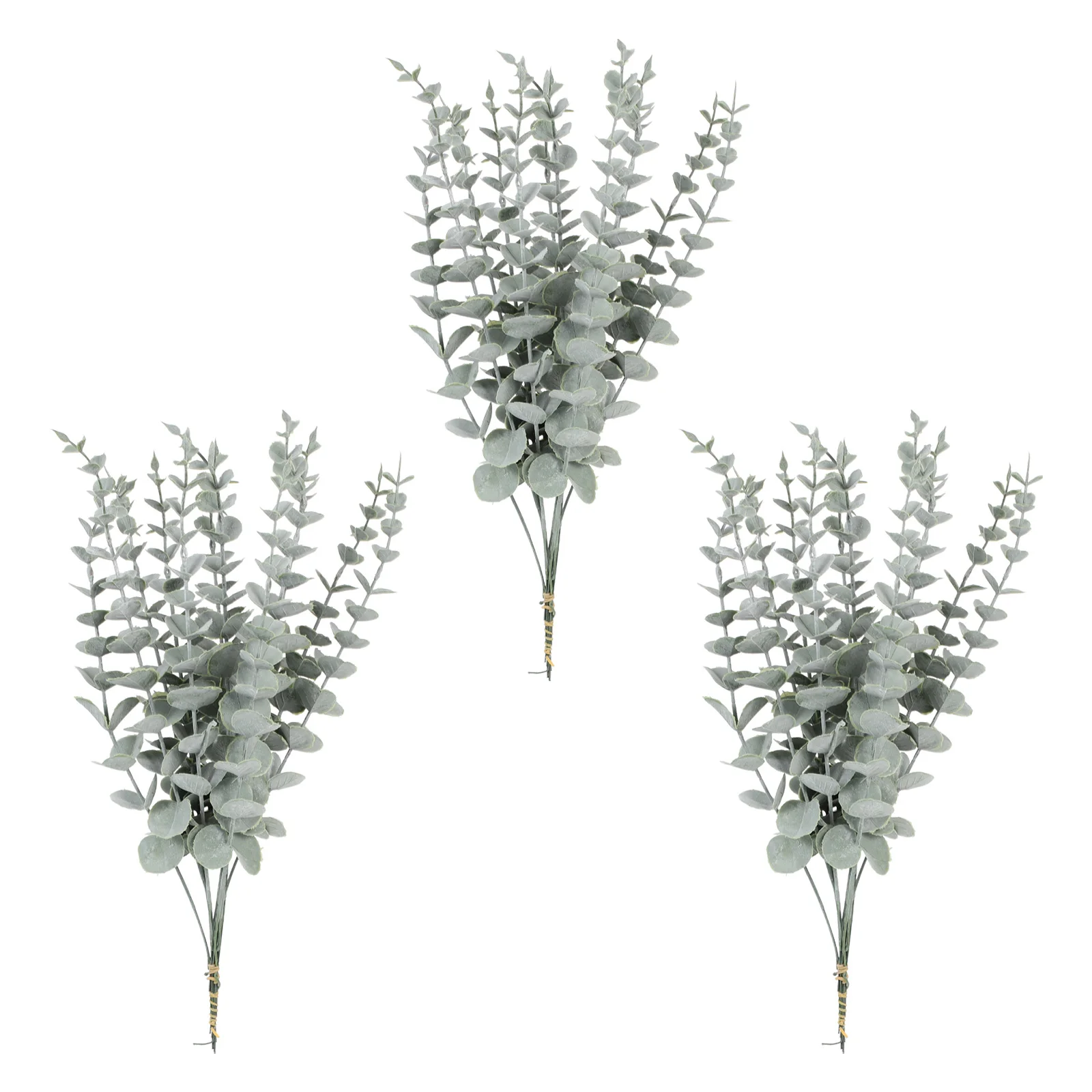 

36 Pcs Simulation Eucalyptus Leaf Artificial Decor Bouquet DIY Supplies Home Wedding Office Fake Leaves