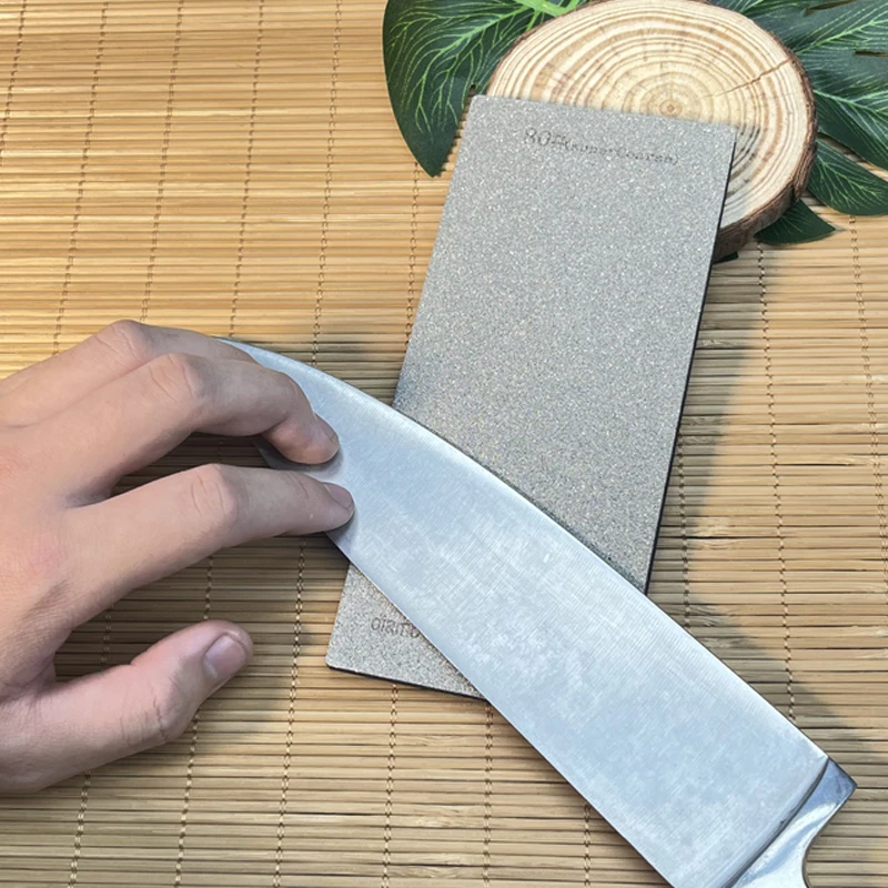 Diamond Sharpening Stone Knife Sharpener Hard Base Non-slip Grit 80-3000# Diamond Tools Fine Grinding Whetstone 170*75mm