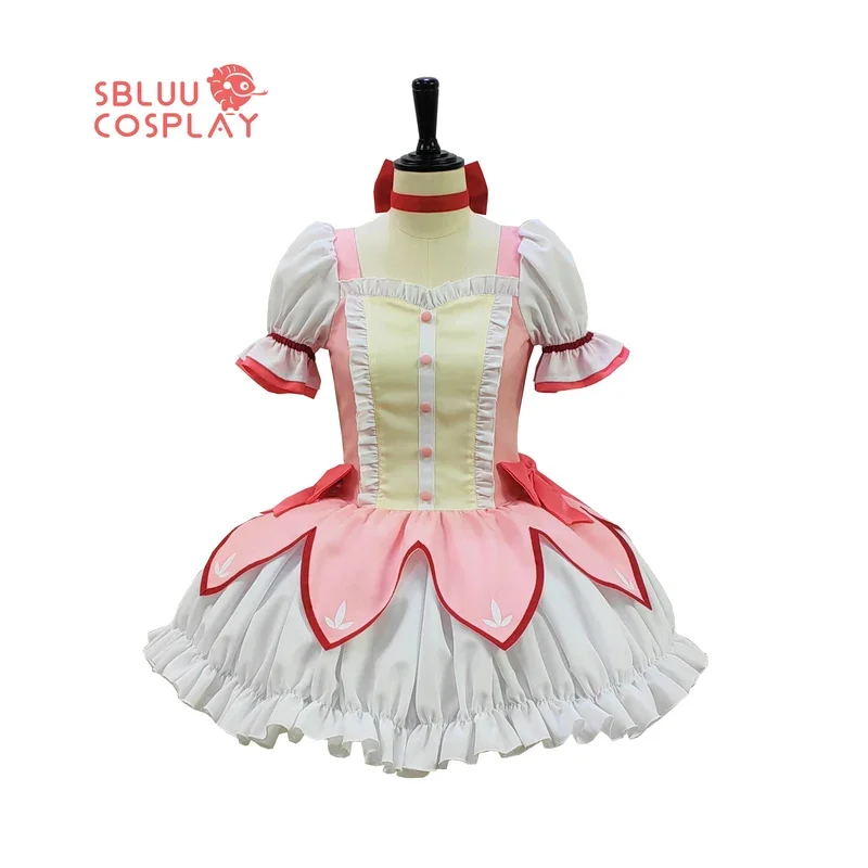 

SBluu Cosplay Kaname Madoka Cosplay Costume Magica Kaname Dress Kaname Madoka Outfits Halloween Costume Outfit Upgraded Style