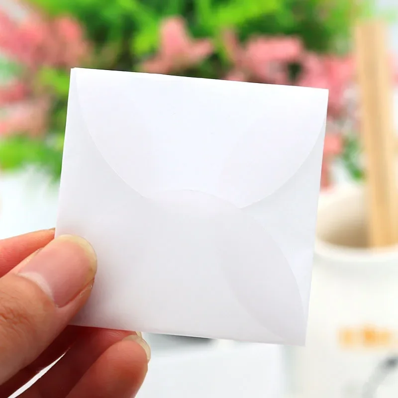 50pcs/lot Translucent Envelopes for Wedding Invitations Business High-grade Postcards Petal Sulfuric Acid Paper Envelopes Bag