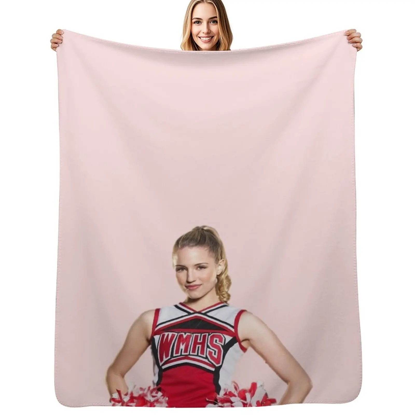 

Glee Quinn Fabray (Cheerleader) Half Body Throw Blanket Moving Cute Decorative Sofas Comforter Blanket