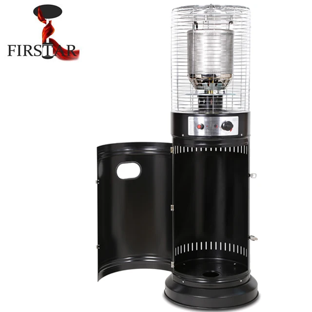 13KW Black Hammered Gas Area Outdoor Heater