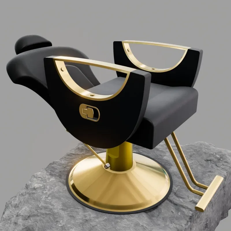 Barber Chair for Hair Salon Hydraulic Reclining Swivel Lift Barber Shop Furniture Professional Styling Chair Comfortable Seat