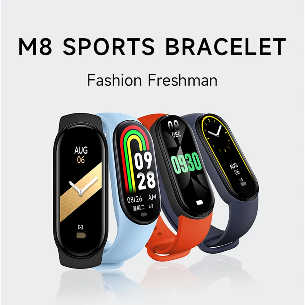 M8 Smart watch Smart Bracelet Watch Blood Pressure Heart Rates Fitness Tracker Smart band Health Wristband Sport Pedometer