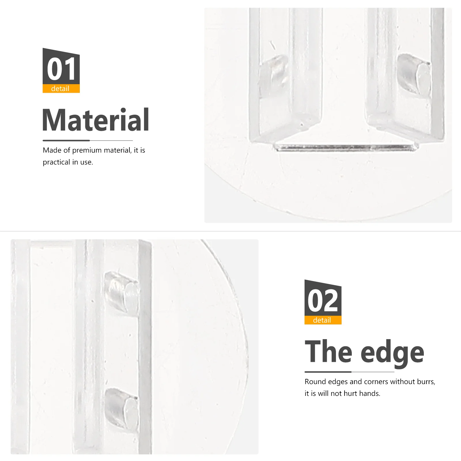 

100 Pcs Card Clip Board Game Accessories Trading Stand Desk Cards Stands for Display Transparent Plastic Holders Translucent