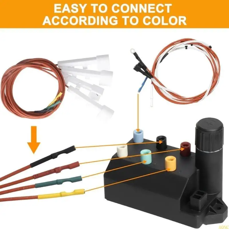 مجموعات استبدال شواية الغاز العامة A0NC مع أسلاك القطب الكهربائي ومفاتيح زر الضغط لإصلاح الشواء II #3