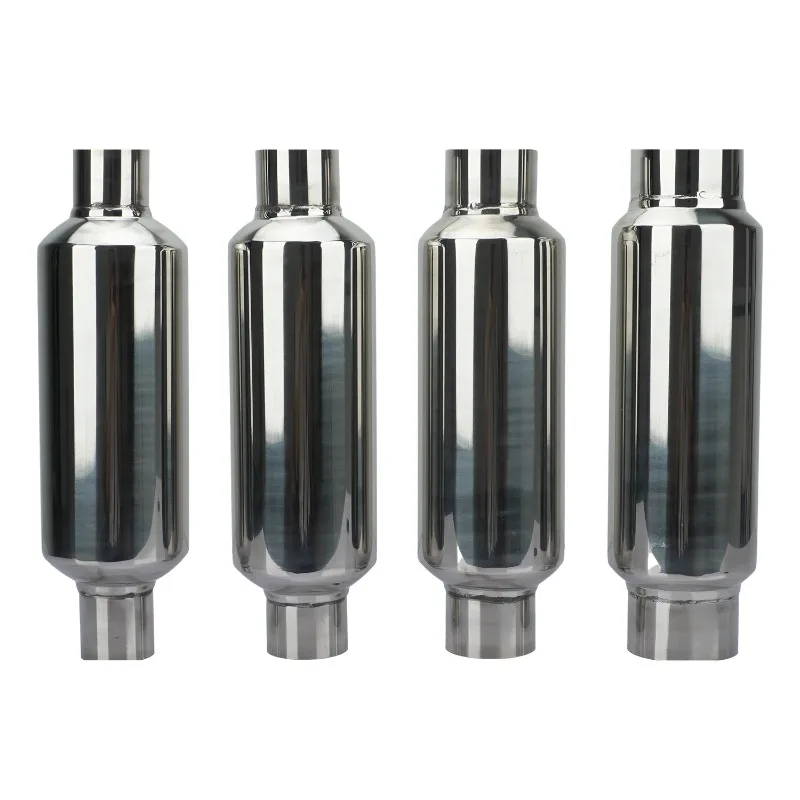 Accesorios para Automóviles, Sistemas de Escape, Silenciador de Escape de 2, 2.25, 2.5 y 3 Pulgadas, Punta de Silenciador de Alto Flujo, Tubo de Escape de Acero Inoxidable