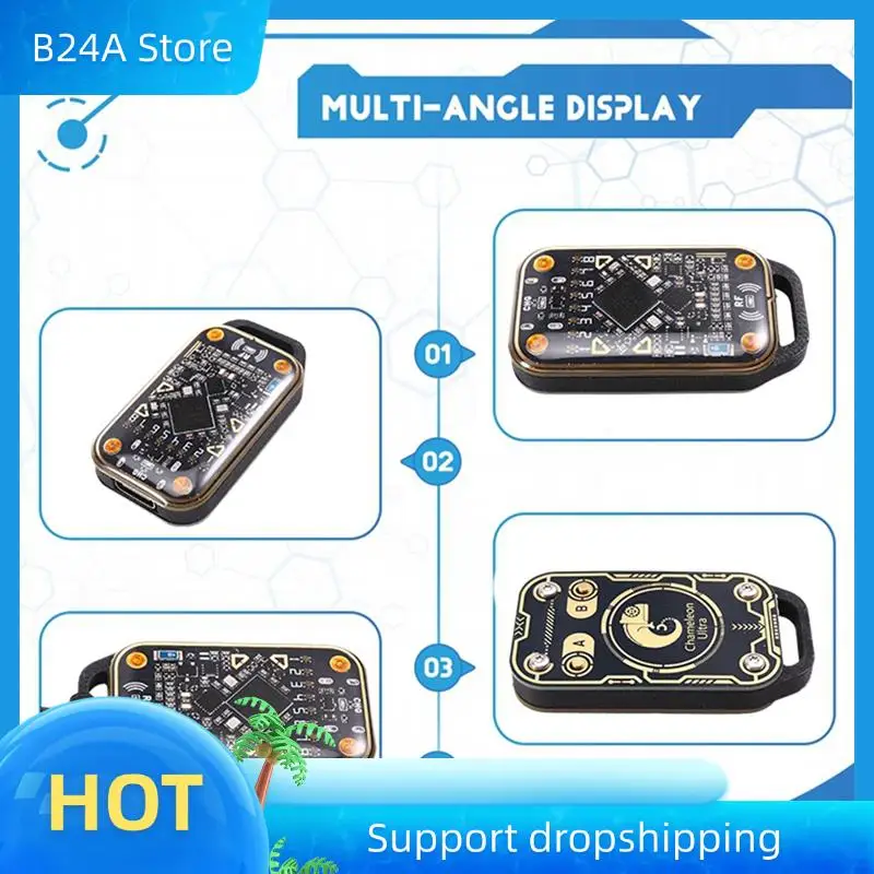 

B24A Chameleon Ultra Upgrade Smart Card Emulator+3XUID Card/Keychain RFID Smart Chip Reader 125K 13.56M Card NFC Duplicator