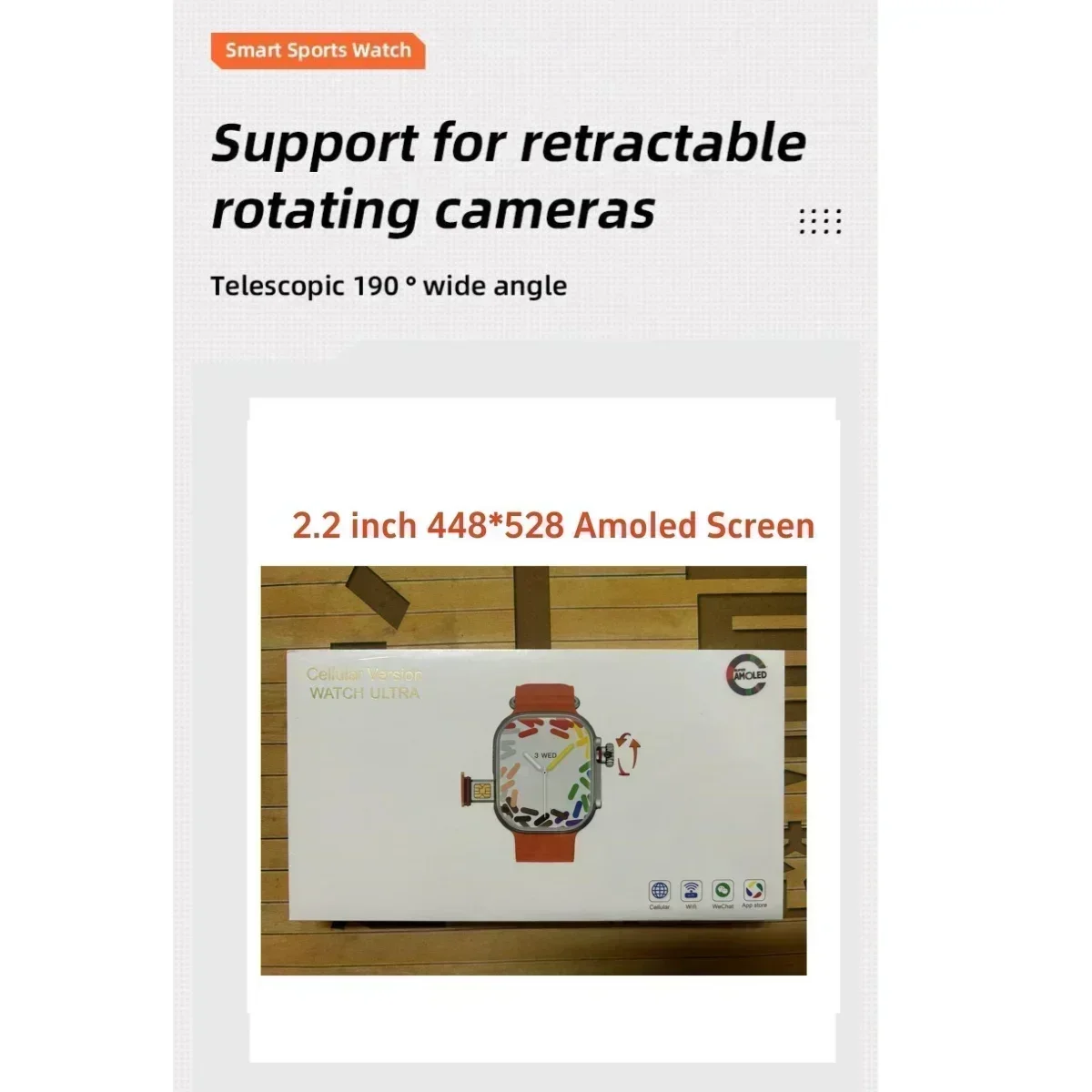 4G network card rotating camera CDS9 Ultra smartwatch original Android 9.0 modified Google Play Store global version smartwatch