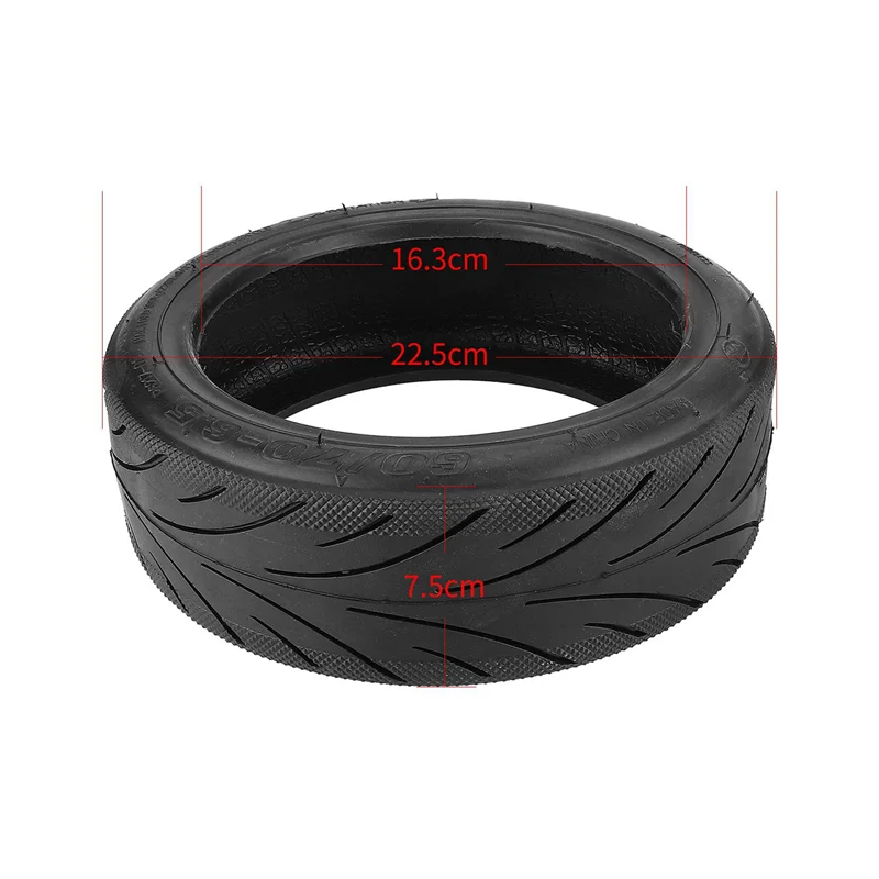 

ABVH-3X 60/70-6.5 Tubeless Tire With Air Nozzle 10 Inch Suitable For Segway G30 Max Widened And Thickened Tubeless Tire