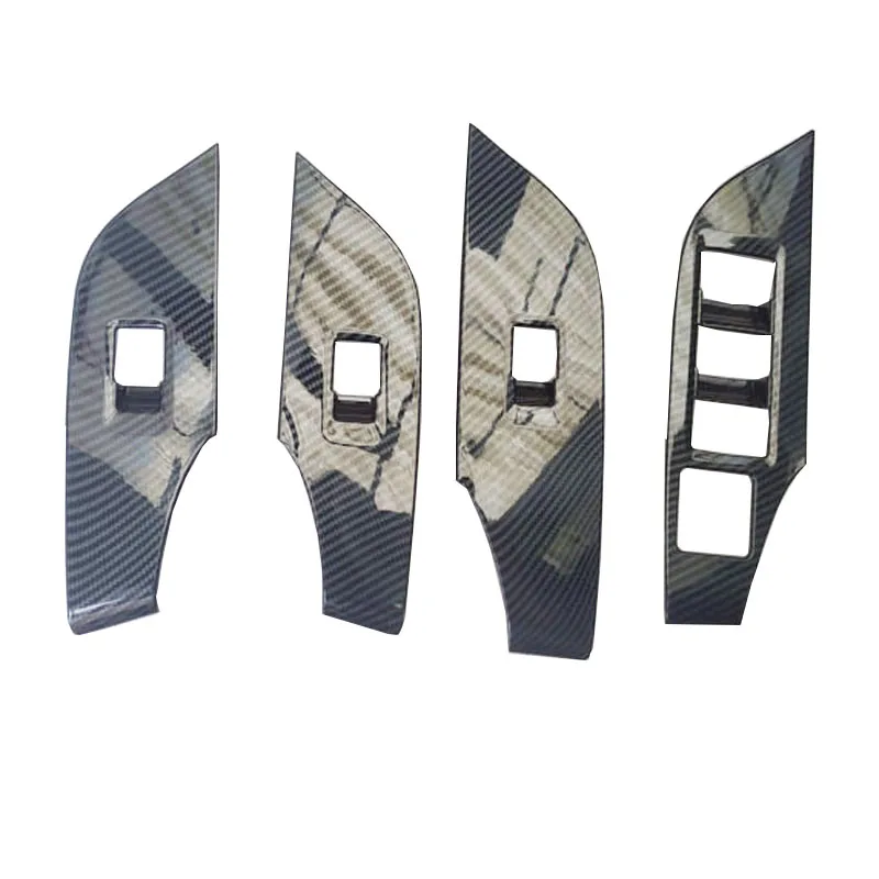 

Накладка на регулятор стеклоподъемника для Toyota RAV4 (XA50) 2019-2020, пластик, под карбон, аксессуар для автомобиля