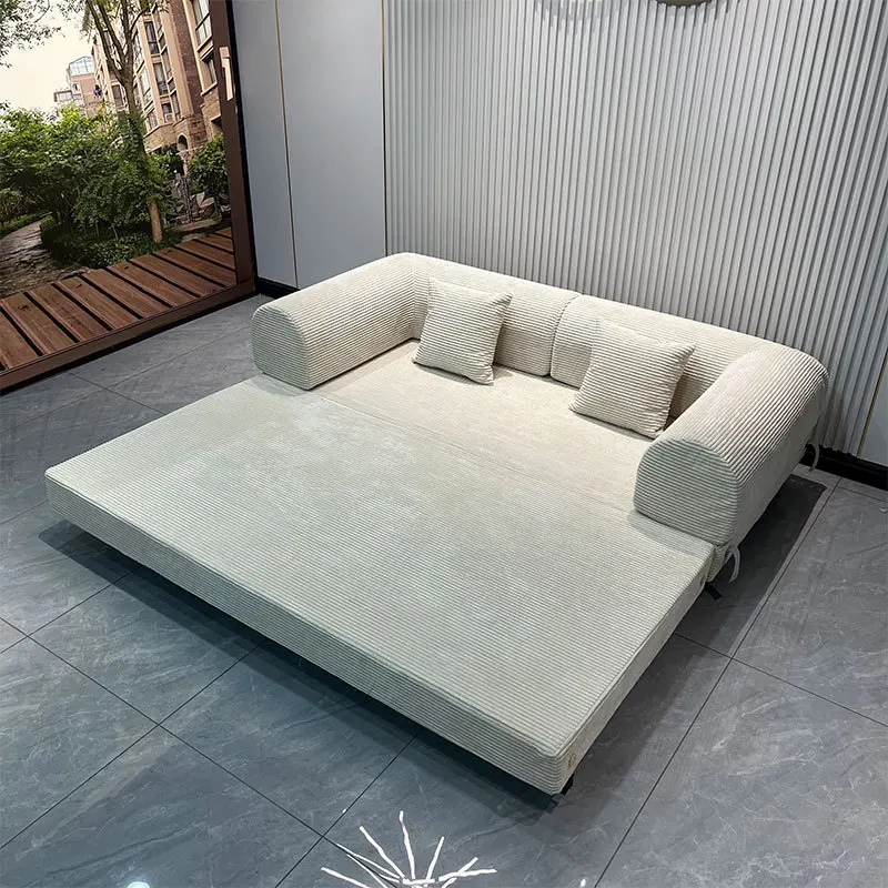 yjq processing custom module sofa bed folding dual-purpose integrated multi-functional pull-out telescopic double sofa bed