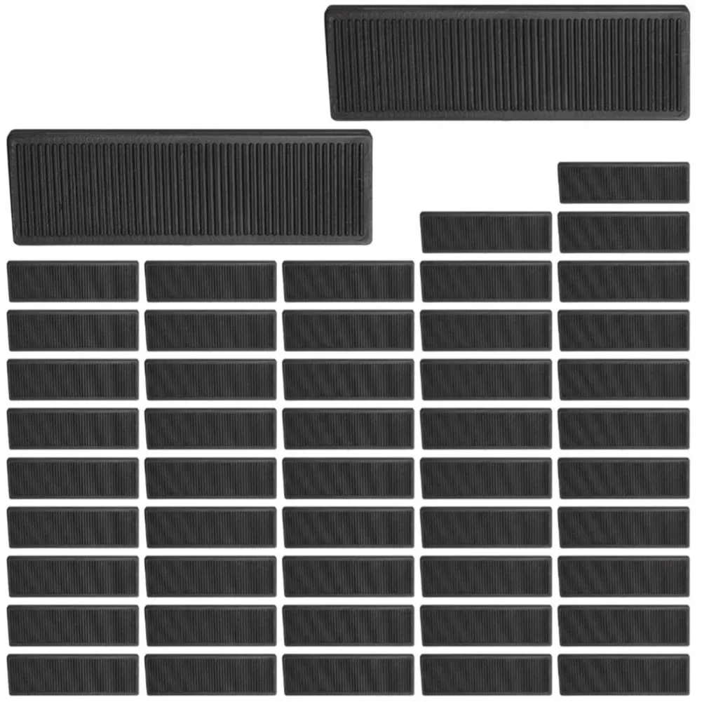 Black Plastic Shims 1/8 Inch for Long-Term Use in Moisture-Resistant Environments Where Dimensional Stability Is Critical