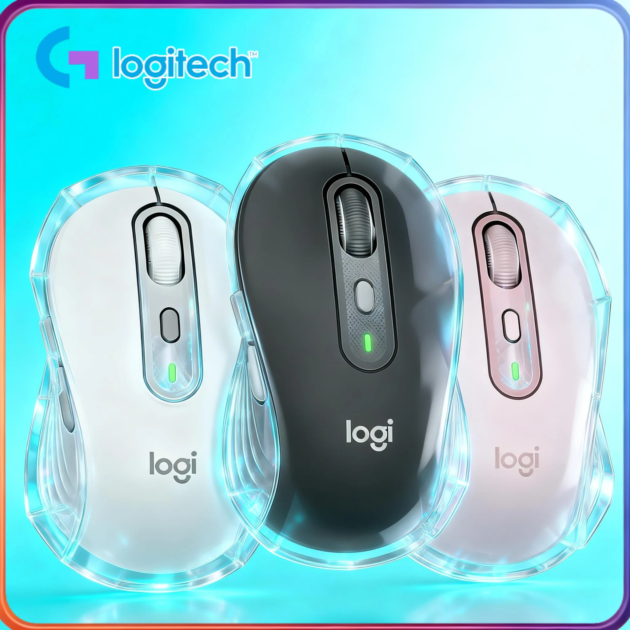 Logitech M750/M650/M650L Wireless Office Mouse, compatible with Windows/Mac operating systems, seamless across platforms