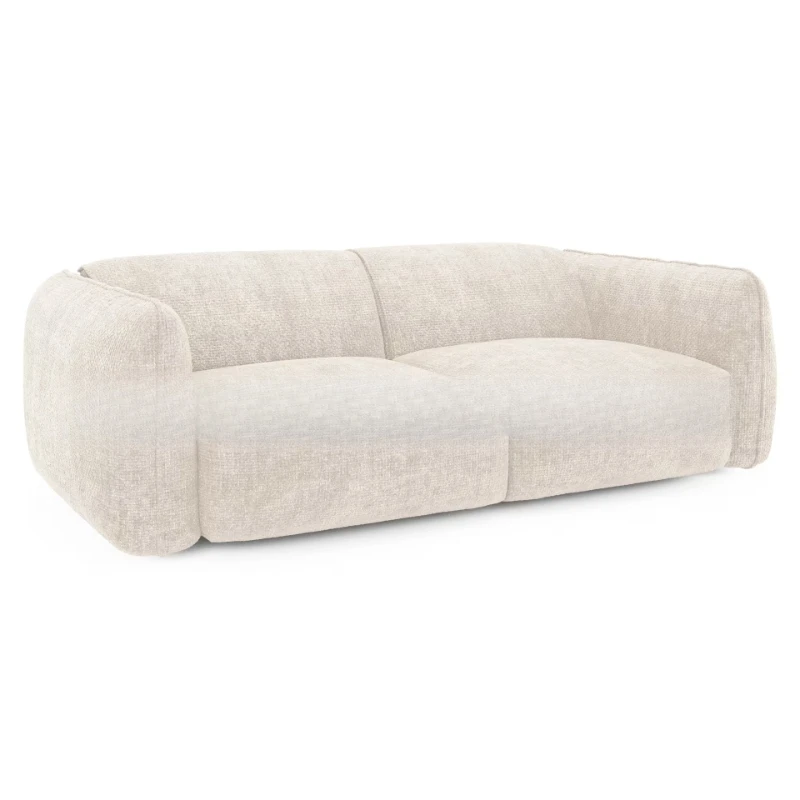 

Designer light luxury Nordic simple chenille velvet fabric creative sofa beauty salon reception straight leisure sofa