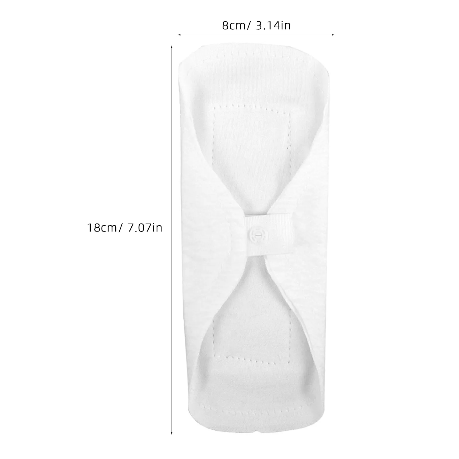 3Pcs Reusable Washable Sanitary Pads Cotton Menstrual Napkins Dry Comfortable Strong Absorption Hidden Button Clever Position