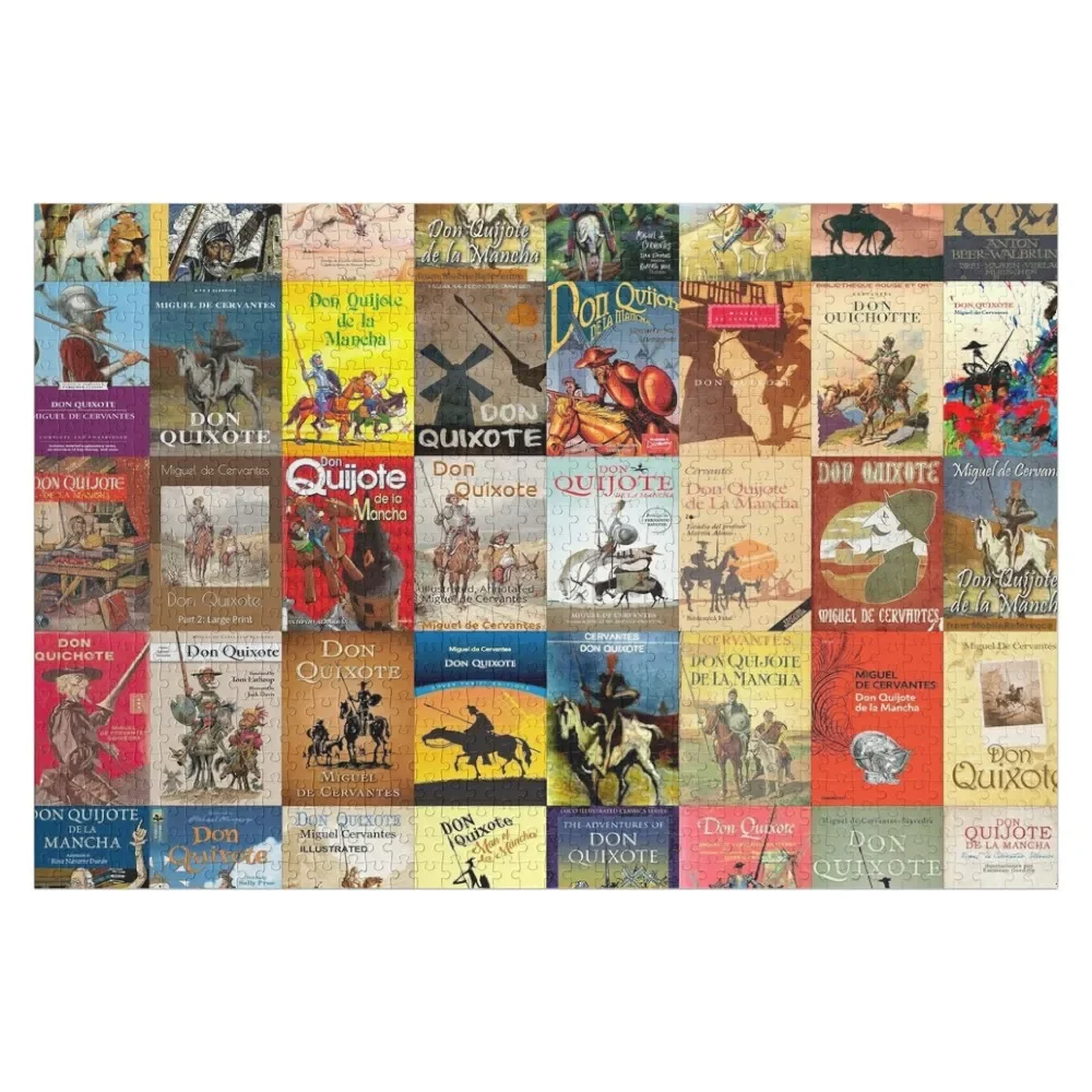 

Don Quixote Jigsaw Puzzle With Personalized Photo Customizable Child Gift Customs With Photo Puzzle