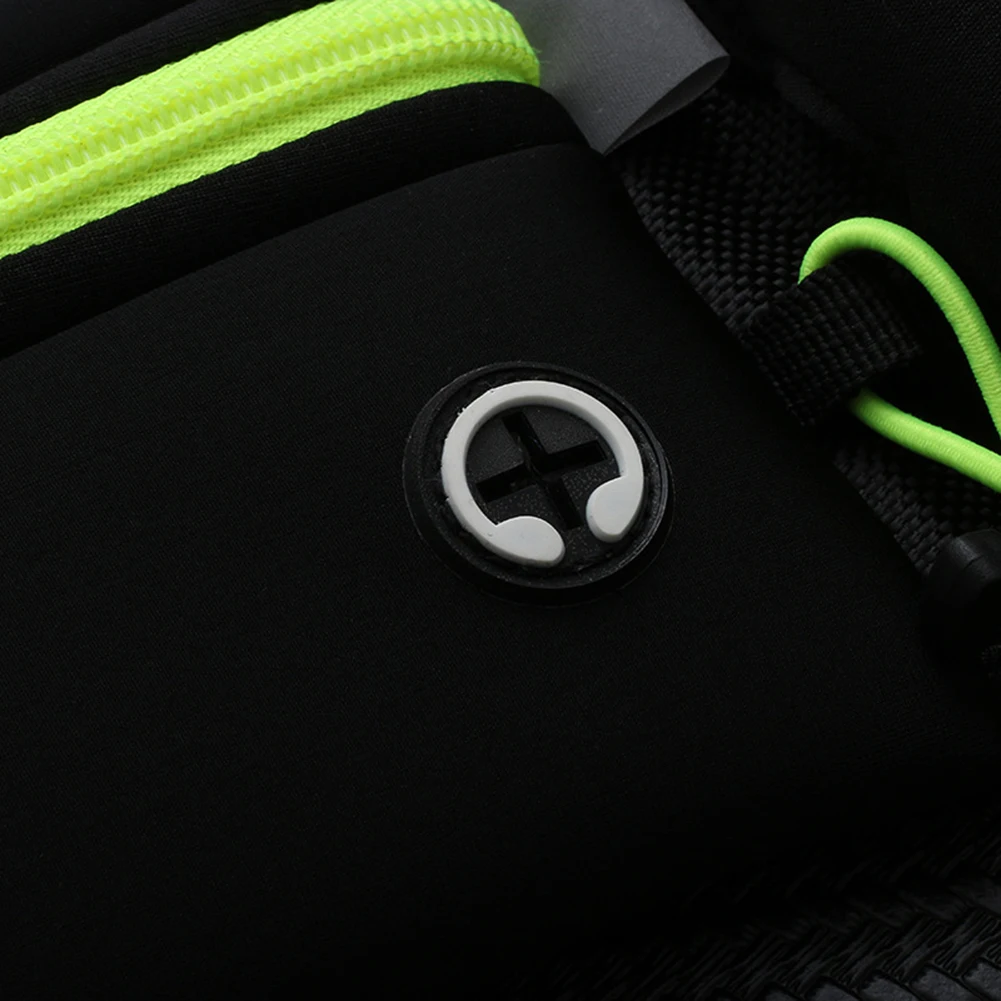 Waist Pack with Bottles Multiple Pockets Fanny Pack with Reflective Strip Waist Bag Adjustable Strap for Running Hiking Climbing image 5