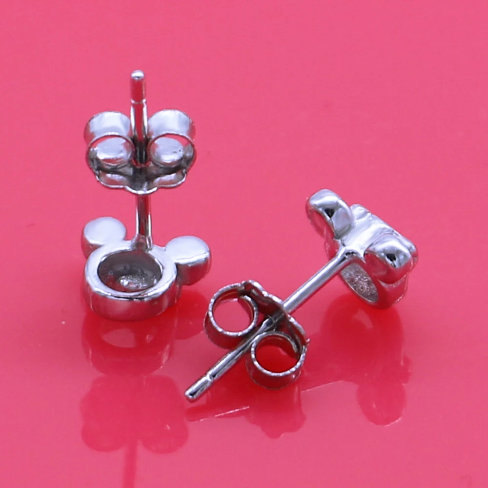 

Simple Love 925 Sterling Silver Stud Earrings for Women Trendy Cute Style Fashion Party Jewelry Gift Mikcy