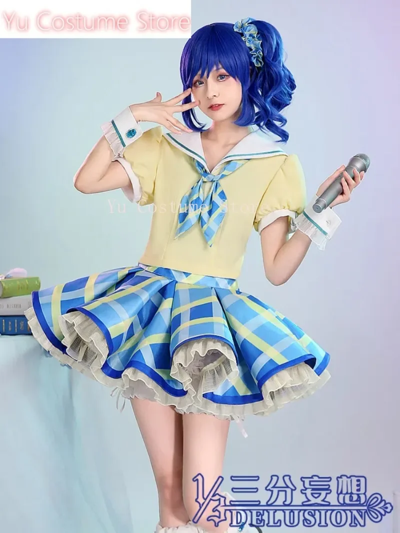 

Three Point Delusion Aikatsu! Series Kiriya Aoi Women Cosplay Costume Cos Game Anime Party Uniform Hallowen Play Role Clothes