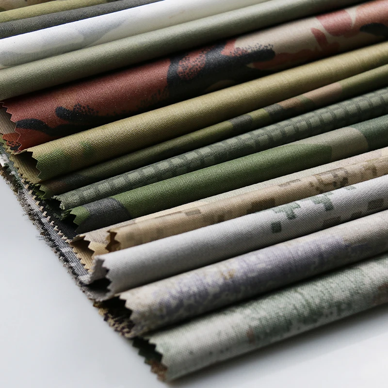 حار بيع 500D نايلون أكسفورد عادي اللون camofuflage النسيج التكتيكي استخدام لحقيبة سترة في الأوراق المالية #1