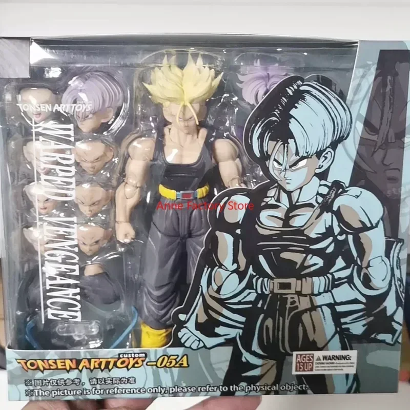 Figurine Dragon Ball Shf Super Saiyan Trunks, jouet d'action, modèle de poupées à collectionner, ornement, cadeau de Festival, en Stock