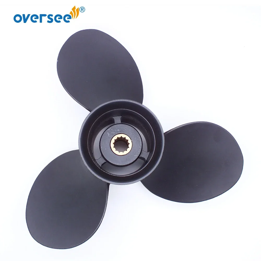 

062104 Aluminum Propeller 9-1/4x10 For BRP OMC JOHNSON EVINRUDE Outboard Motor 8-15 HP 3 Blade 9-1/4*10