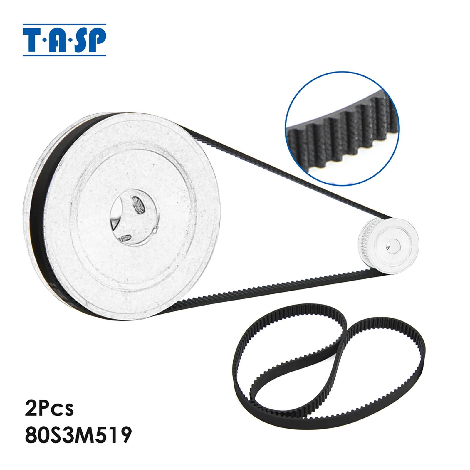 

Приводной ремень для хлебопечки TASP 80S3M519V-BAK