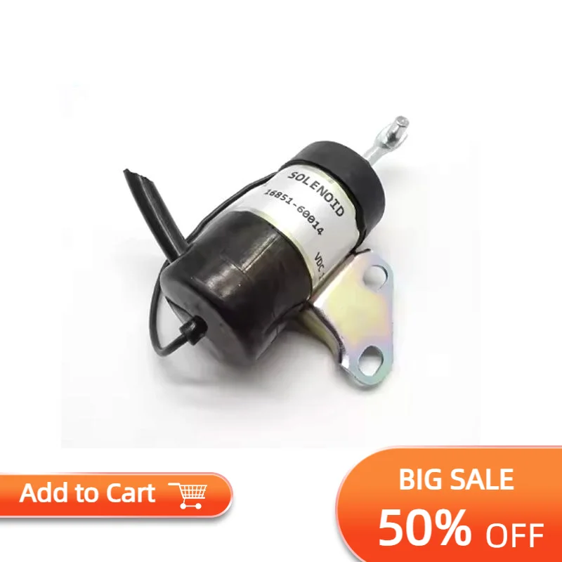 

Подходит для Kubota U10 Micro Digging D722, электромагнитный клапан переключателя пламени двигателя 16851-60014, запасные части