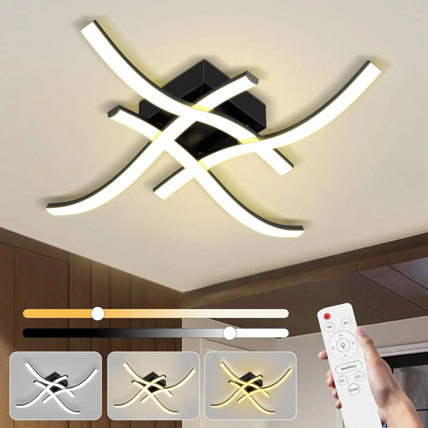 

Современный светодиодный потолочный светильник, потолочная люстра для скрытого монтажа, потолочный светильник для кухни, спальни, кабинета, гостиной, офиса, столовой