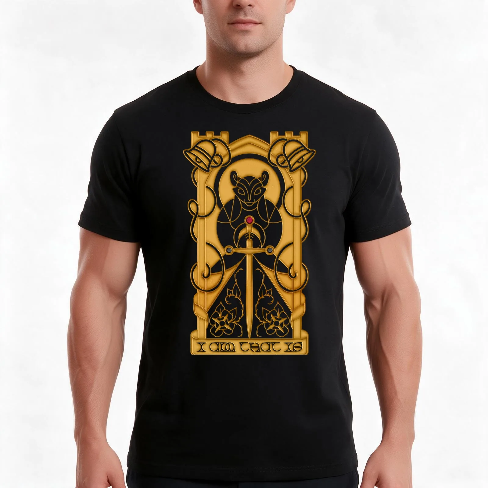 Redwall Tapestry - Martin The Warrior - I AM THAT IS Tapestry T-Shirt Summer Casual Cotton Tee Oversized Streetwear Tops