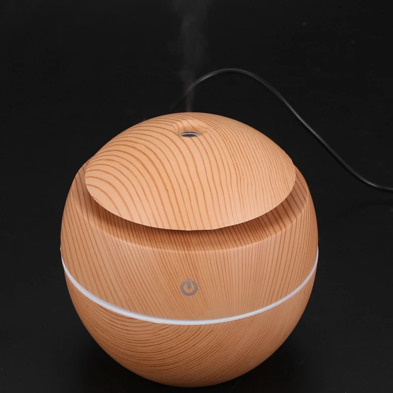 2X USB Aroma umidificatore diffusore di olio essenziale umidificatore a nebbia fredda ad ultrasuoni purificatore d'aria 7 cambia colore