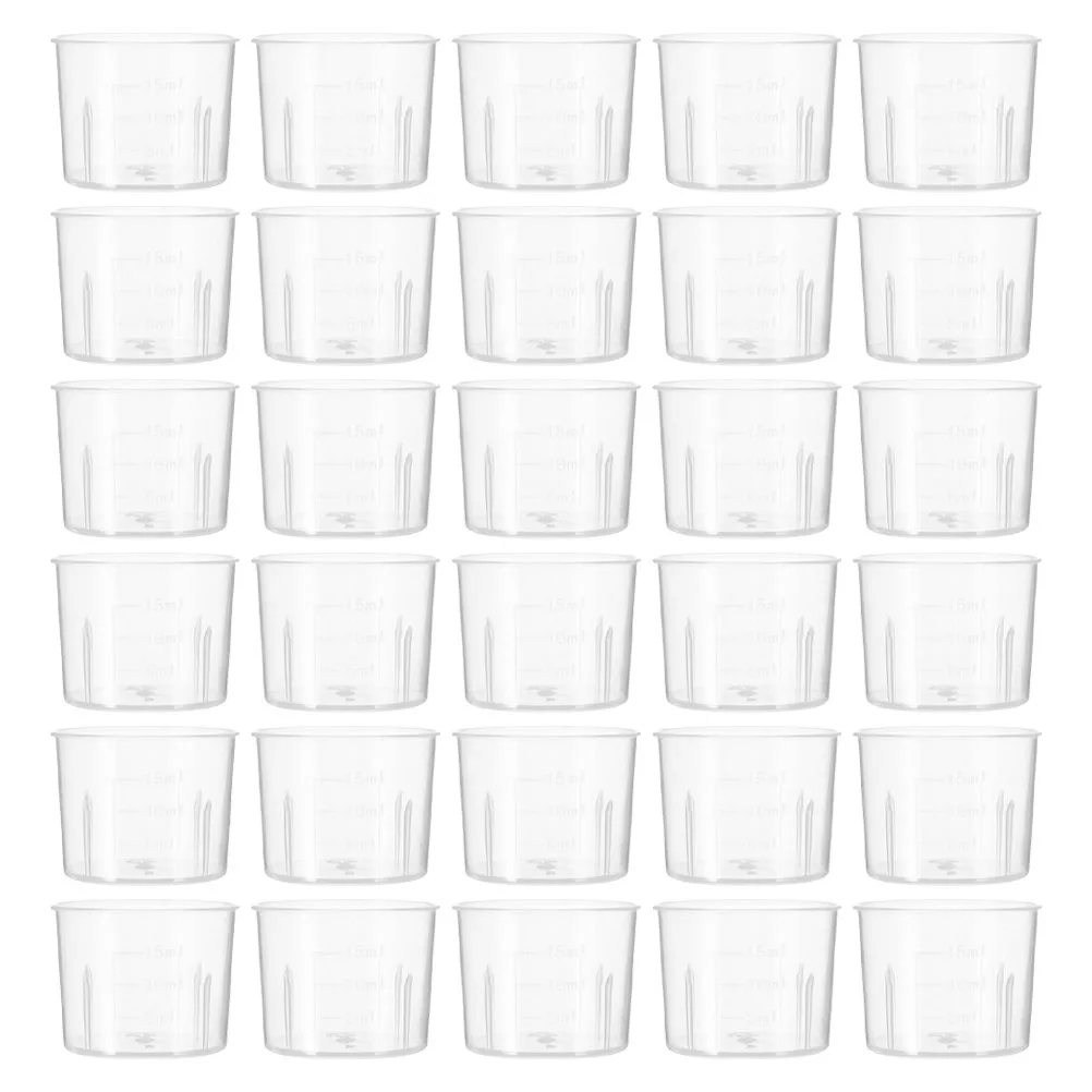 

200 Pcs Measuring Cup Small Cups Lab Measures Liquid Measurement for Epoxy Resin with Scale