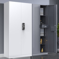 Password lock File Electronic security cabinet Iron low Safe office Fingerprint lock File  Locker