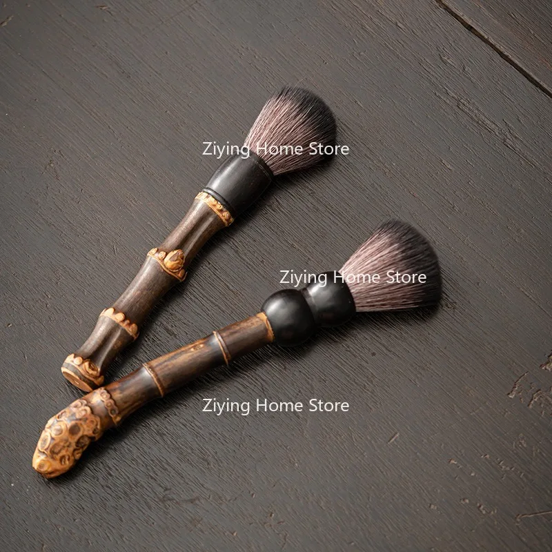 

Подходит для чайной щетки из натурального бамбука, чайника из фиолетовой глины, ручки для ухода за чайником, щетки для ухода за домашними животными для чая