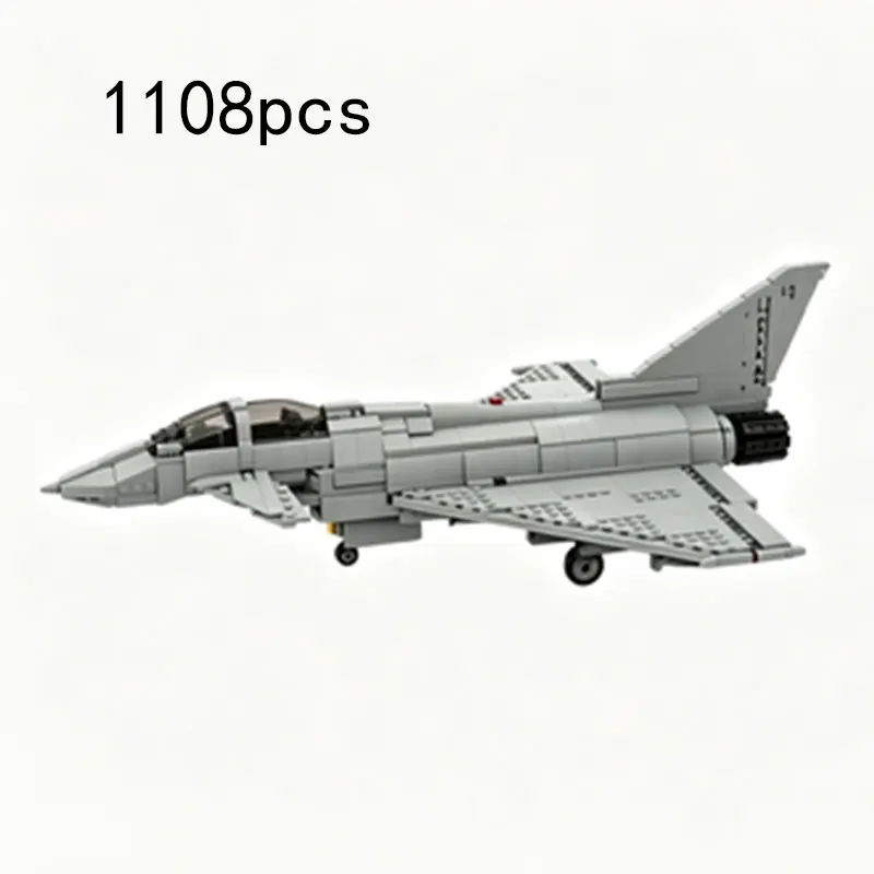 

MOC Airplane Model 1108pcs Small Particle Assembly Building Block Creative Building Model Toy Gift Set