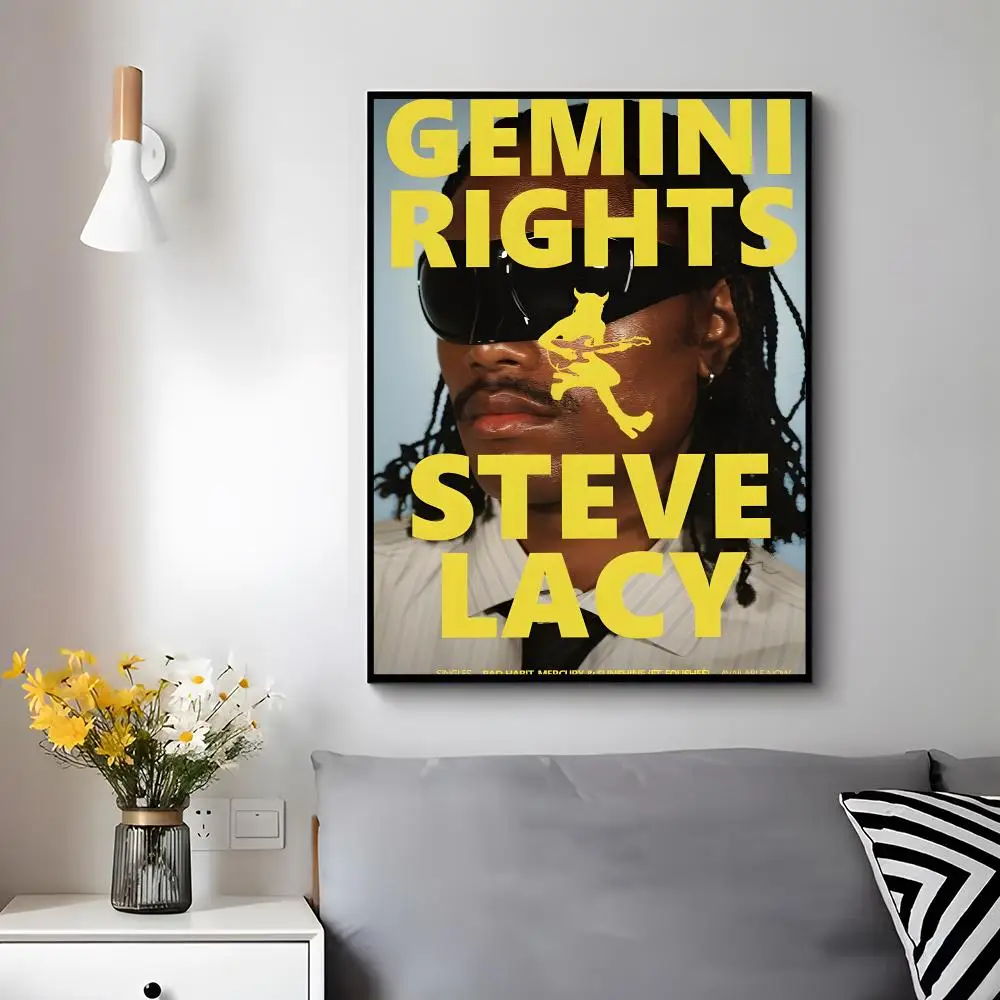 R&B Singer S-Steve Lacy Poster Trendy Aesthetic Wall Decor for Dorm & Bedroom
