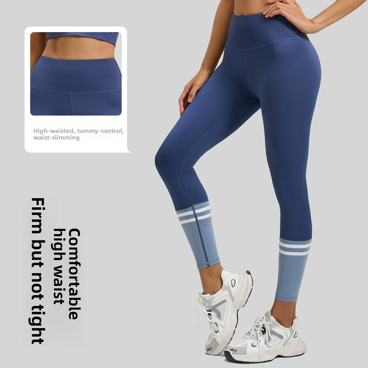 Latest Model Splicing Yoga Trousers Fitness Pants Peach Hip Lift High Waist Thin Yoga Pants Women