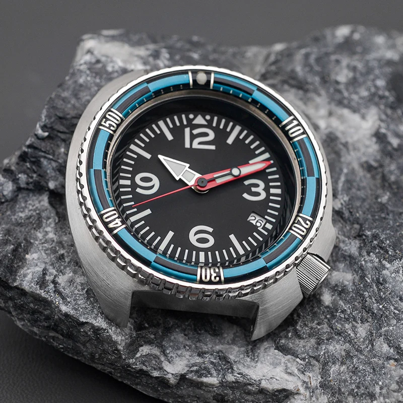 Turtle Abalone Dive Watch Wth NH35 NH36A Stainless Steel Diving Men Automatic Watch 200m Waterproof Design Mod 6105 6139